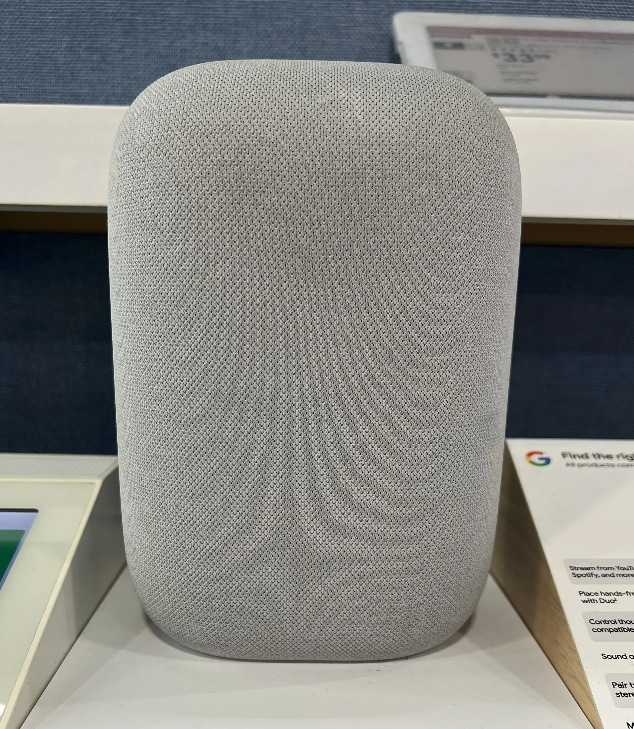 Enceinte connectée Google Nest Audio, toujours sous Google Assistant
